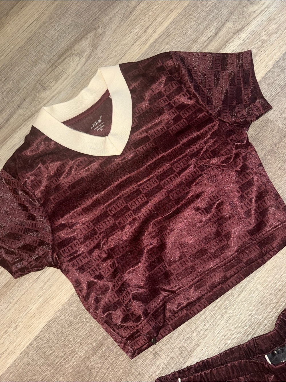 Kith Burgundy Jacquard women’s set